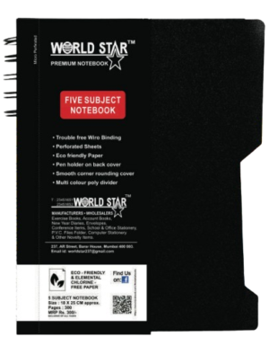 Five Subject Notebook